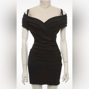 Dolce & Gabbana Black sweetheart mini Dress